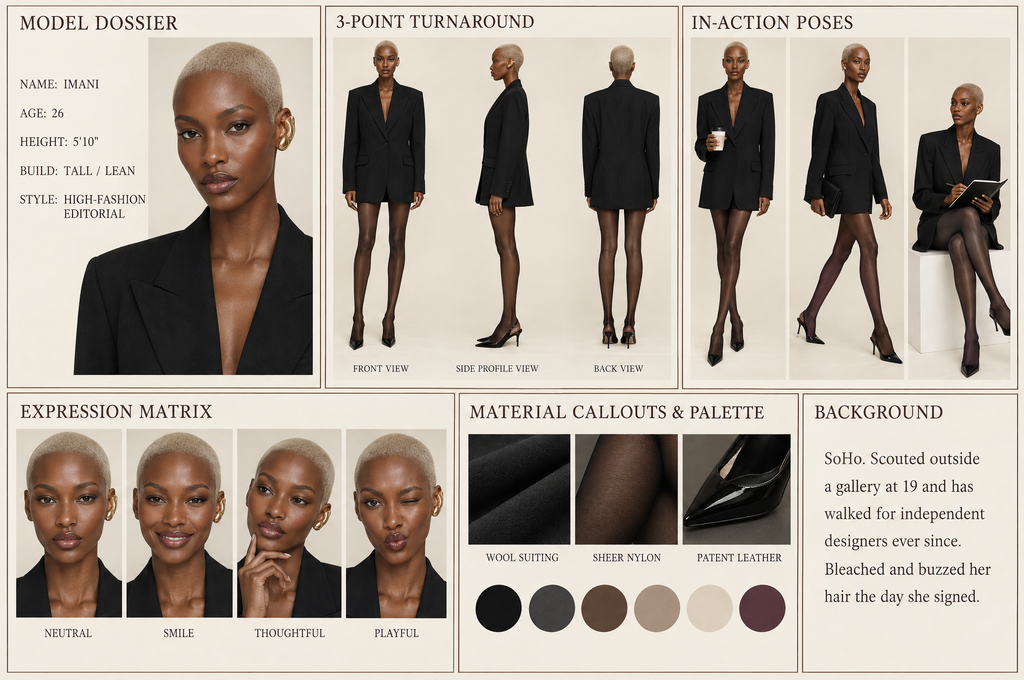 Imani dossier sheet